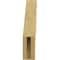 Ekena Millwork 3-inch W x 12-inch D x 16-inch H Funston Rough Cedar Woodgrain TimberThane Knee Brace, Primed BRCUR03X12X16FSTRCPR - alternate 3